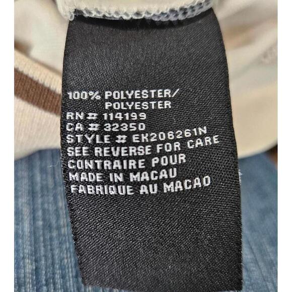 Quiksilver Full Zip-Up Jacket - Brown and Cream Size Kids Medium 5-6 - Picture 6 of 7